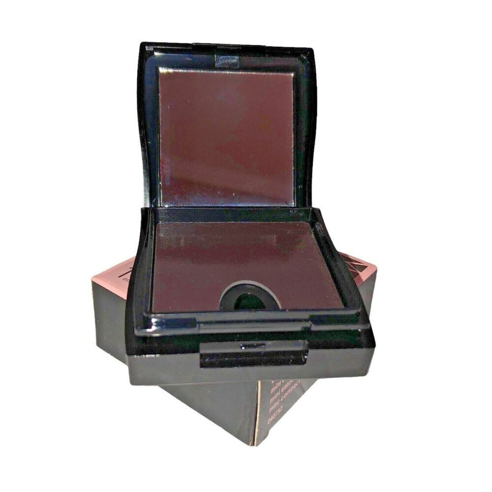 MARY KAY Compact Mini Case Black with Mirror New in Box